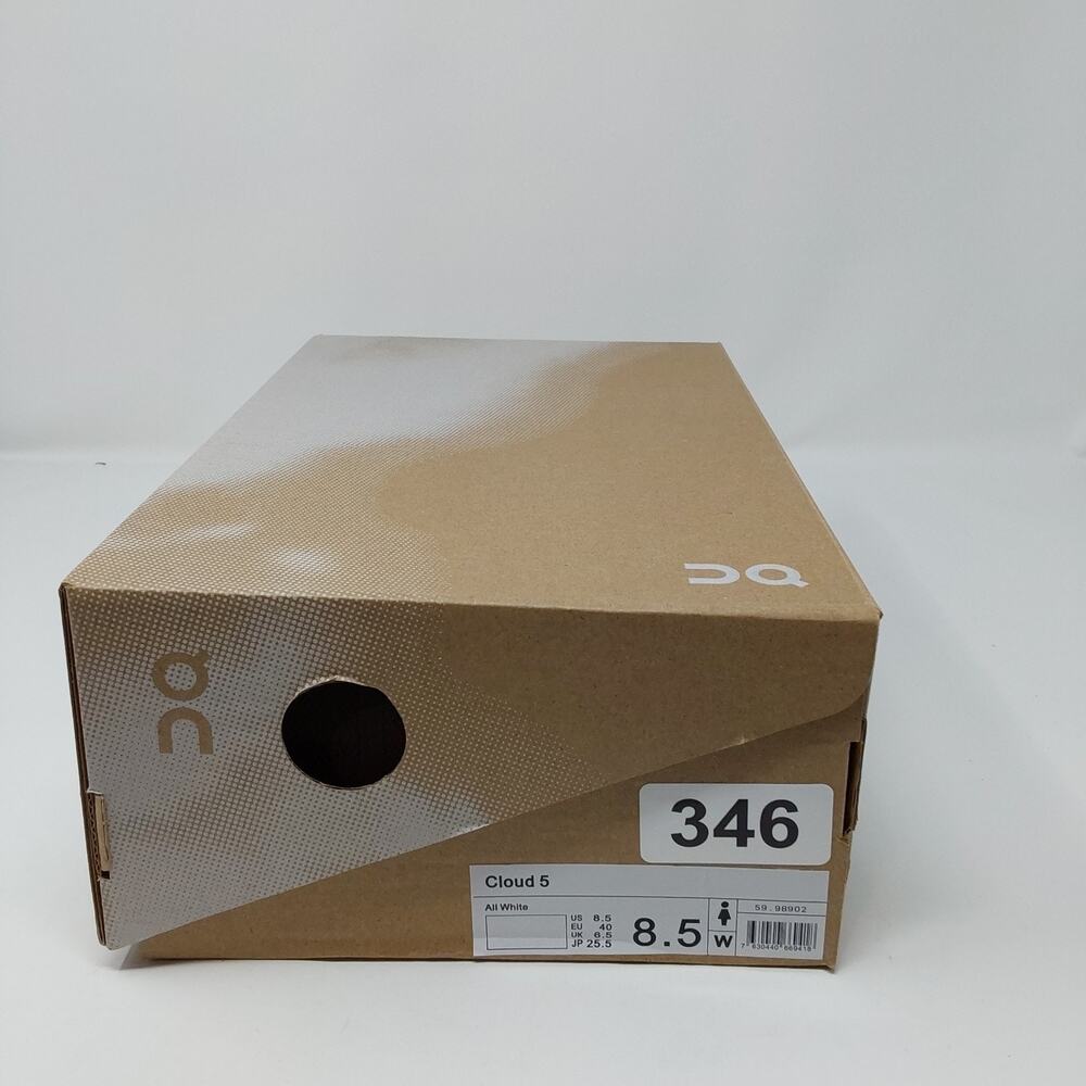 On Running Cloud 5 All White Womens Athletic Shoes New - Picture 16 of 16